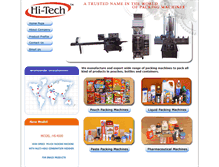 Tablet Screenshot of hitechmachines.com